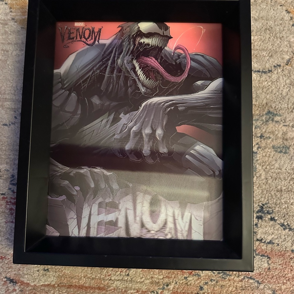 Marvel Venom Black and Red Poster Art